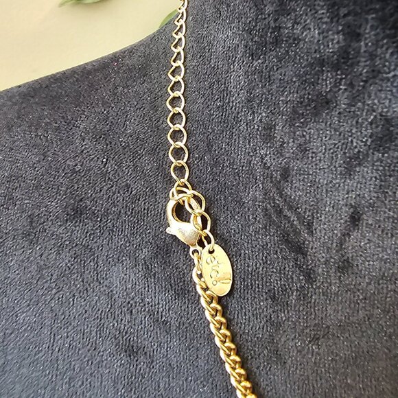 Womens Fashion Yellow Rhinestone Fringe Bib Necklace Jewelry with Lobster Clasp - Picture 8 of 8